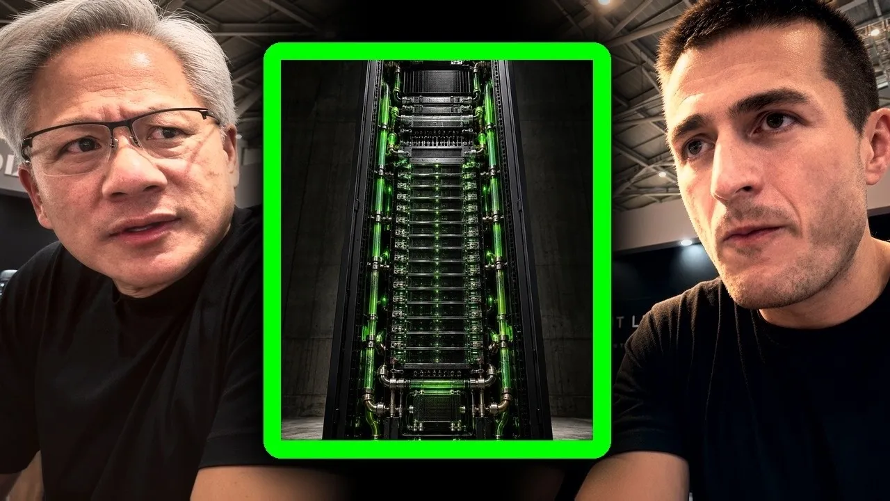 Trillion dollars of compute: Secret to NVIDIA success | Lex Fridman and Jensen Huang in Taiwan