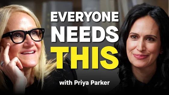 Priya Parker says talk is sometimes bad for connection