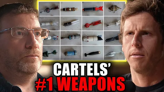 Ioan Grillo says Mexican cartels are dropping fire extinguisher bombs from drones to empty villages